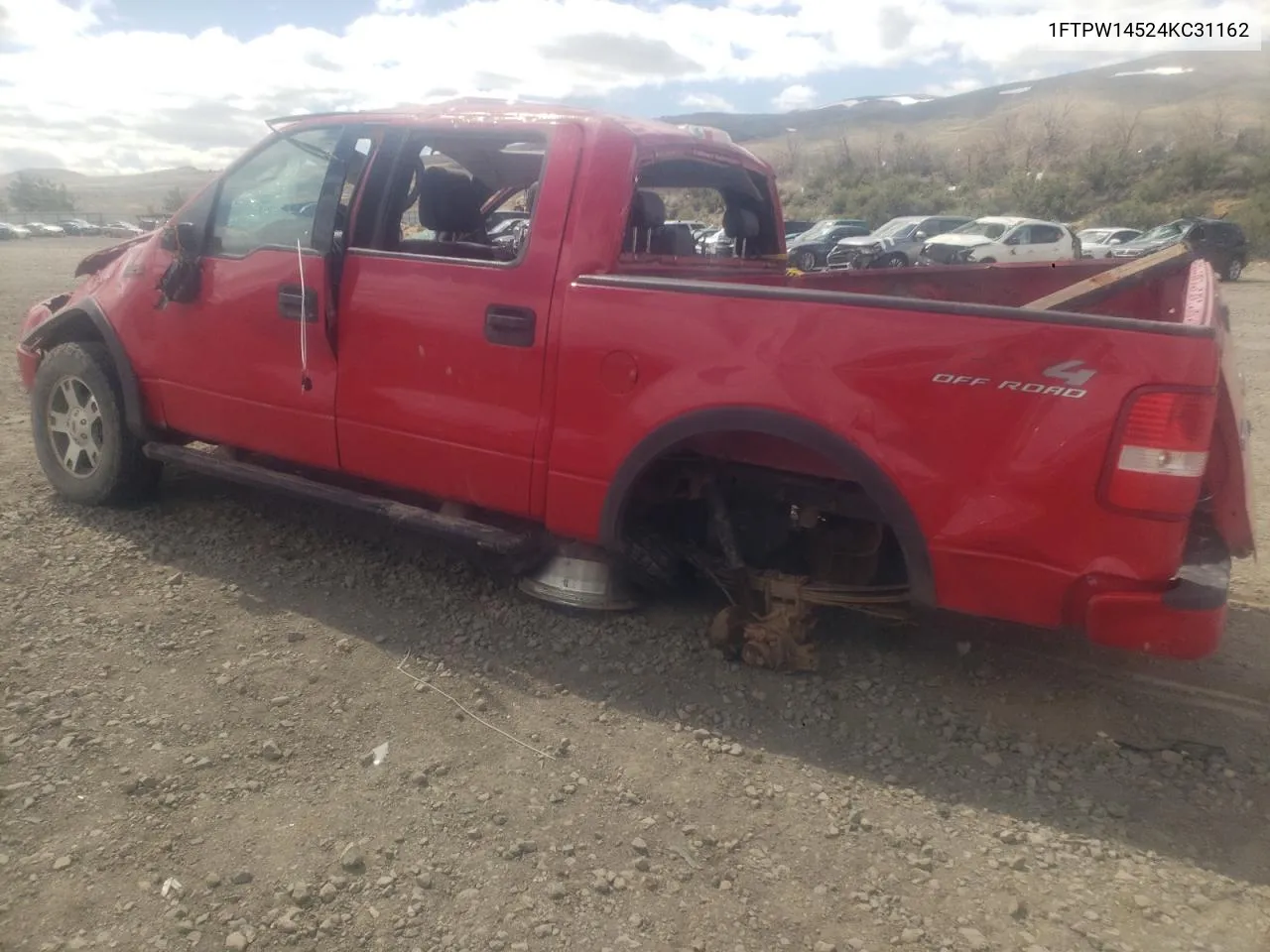 2004 Ford F150 Supercrew VIN: 1FTPW14524KC31162 Lot: 50802264