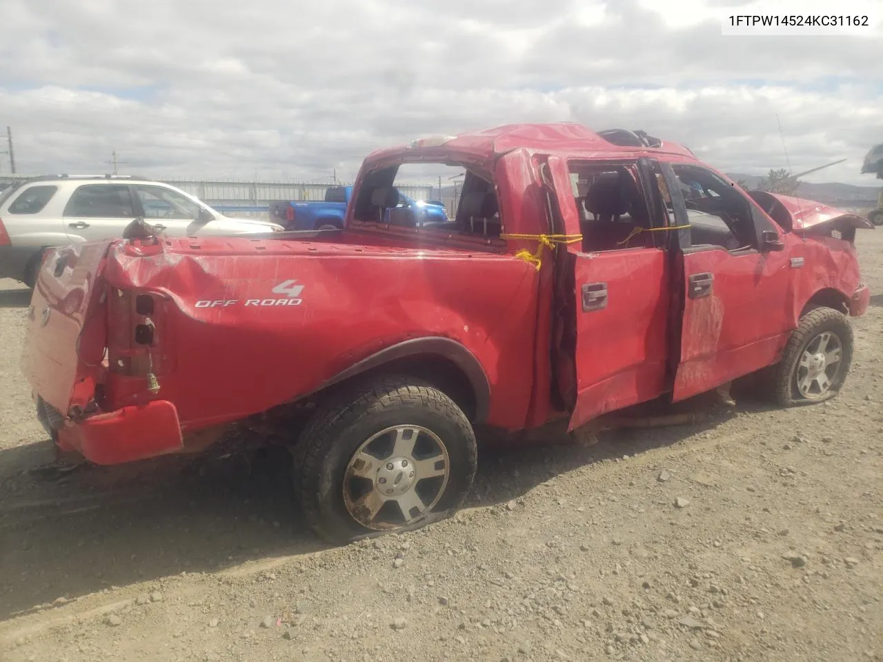 2004 Ford F150 Supercrew VIN: 1FTPW14524KC31162 Lot: 50802264