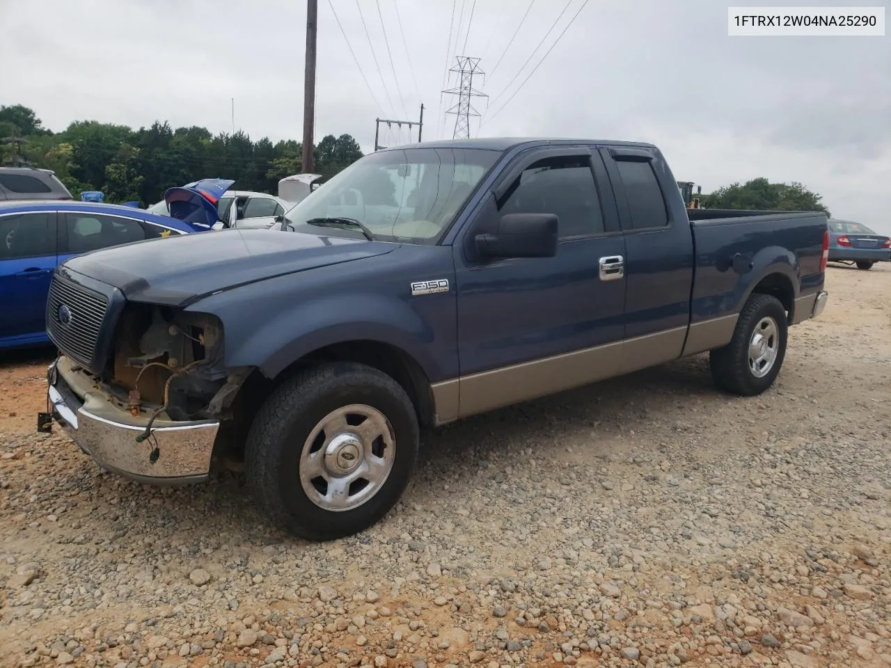 2004 Ford F150 VIN: 1FTRX12W04NA25290 Lot: 59023594