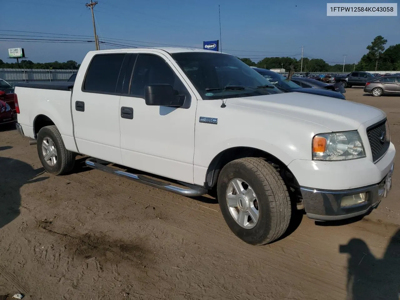 2004 Ford F-150 Lariat/Xlt VIN: 1FTPW12584KC43058 Lot: 60632504