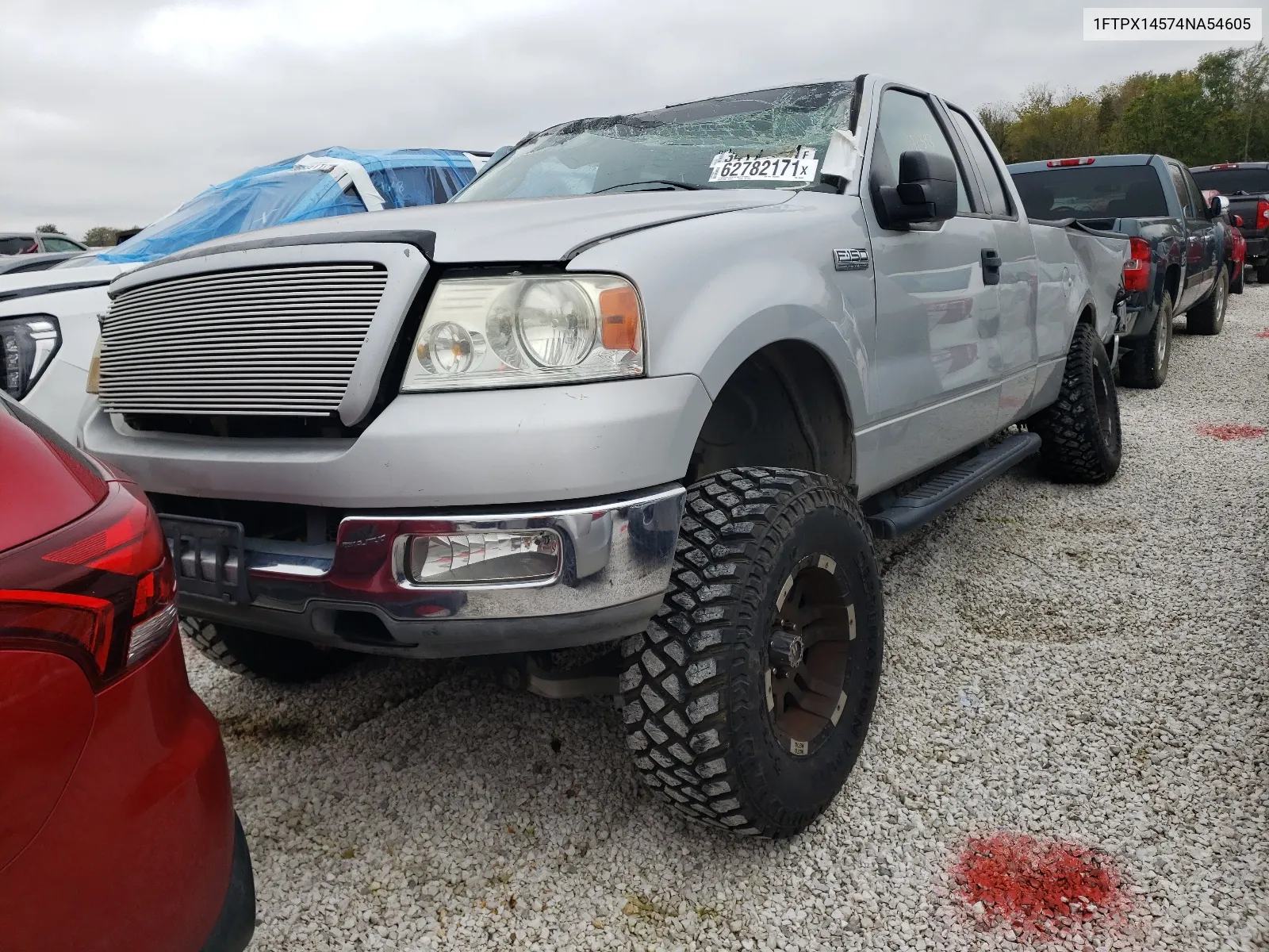 2004 Ford F150 VIN: 1FTPX14574NA54605 Lot: 62782171