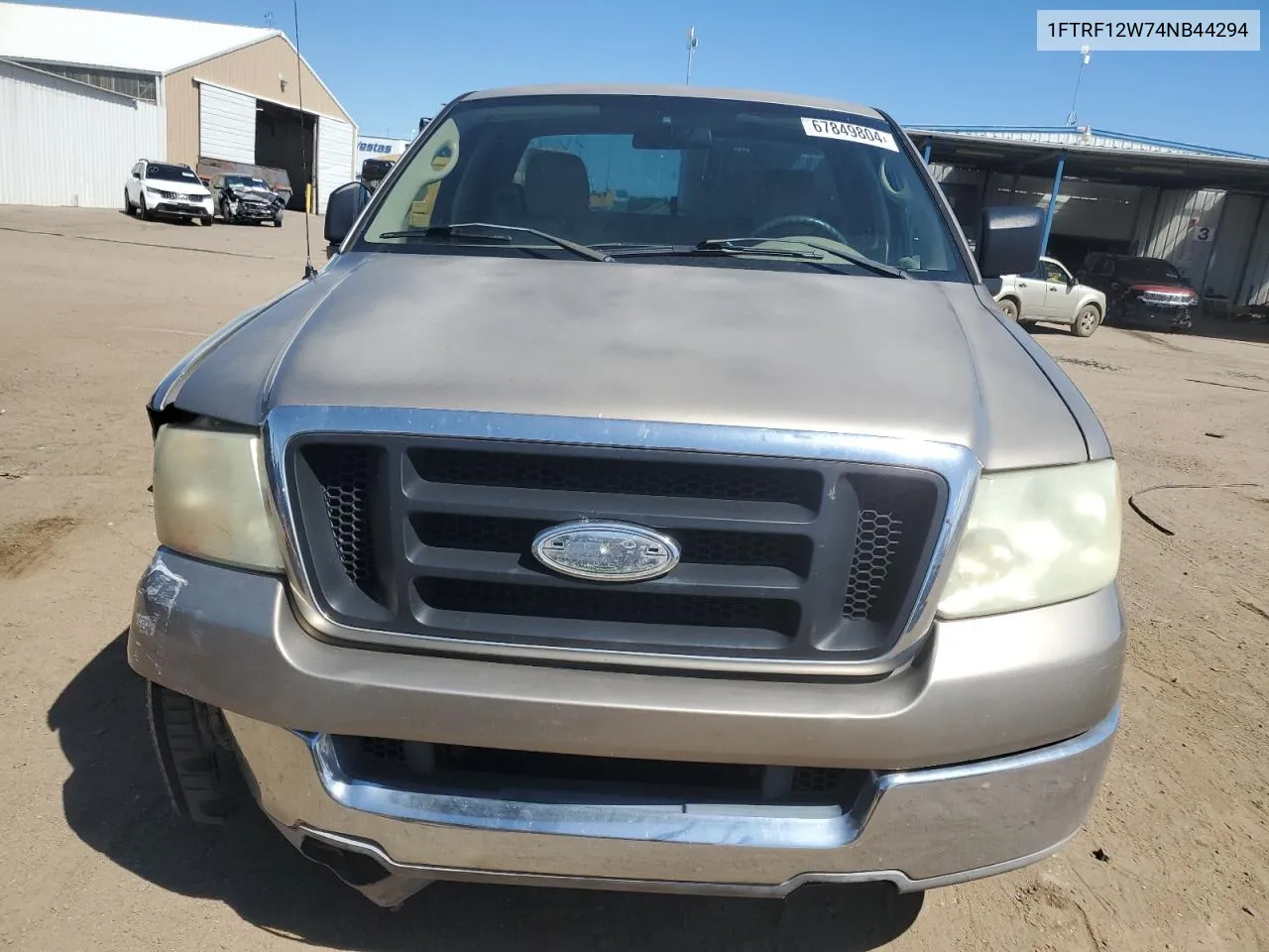 2004 Ford F150 VIN: 1FTRF12W74NB44294 Lot: 67849804