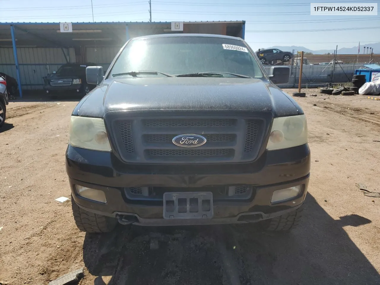 2004 Ford F150 Supercrew VIN: 1FTPW14524KD52337 Lot: 68960924