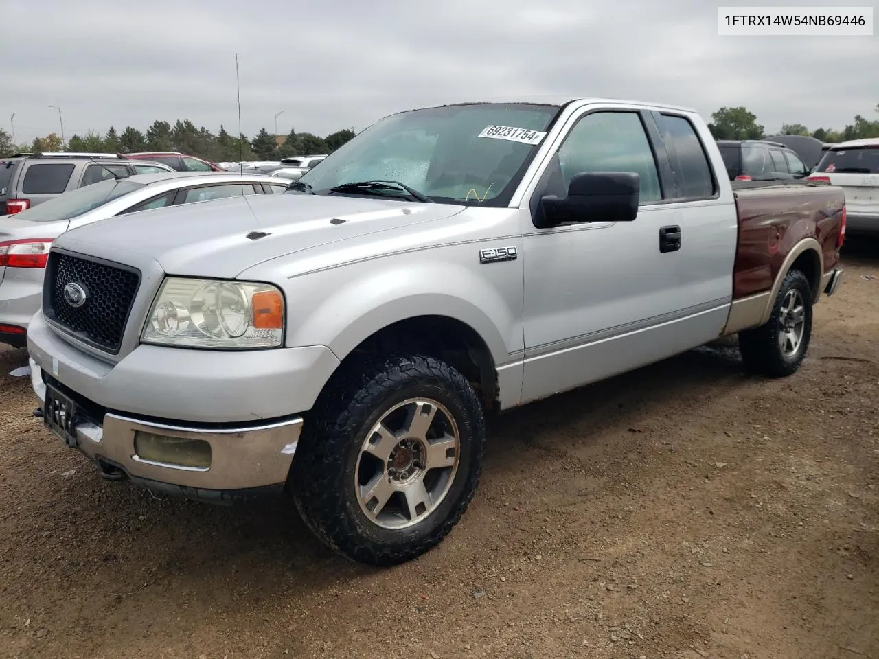 2004 Ford F150 VIN: 1FTRX14W54NB69446 Lot: 69231754