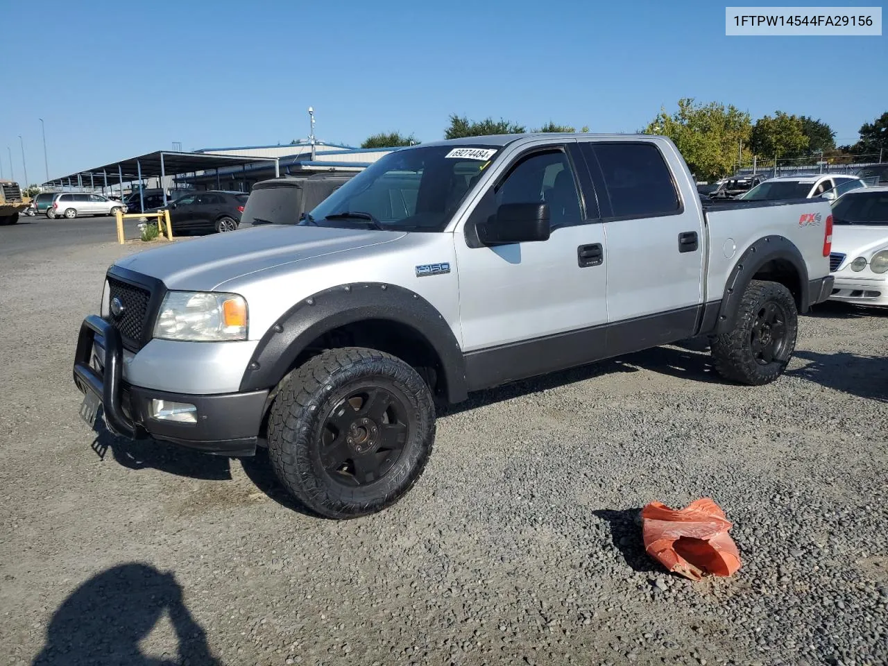 2004 Ford F150 Supercrew VIN: 1FTPW14544FA29156 Lot: 69274484