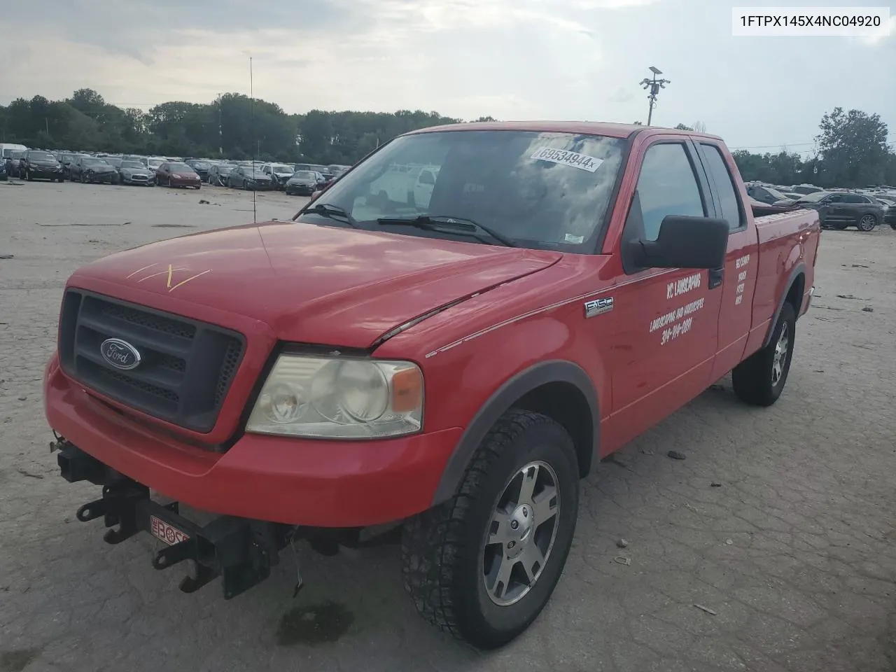 2004 Ford F150 VIN: 1FTPX145X4NC04920 Lot: 69534944