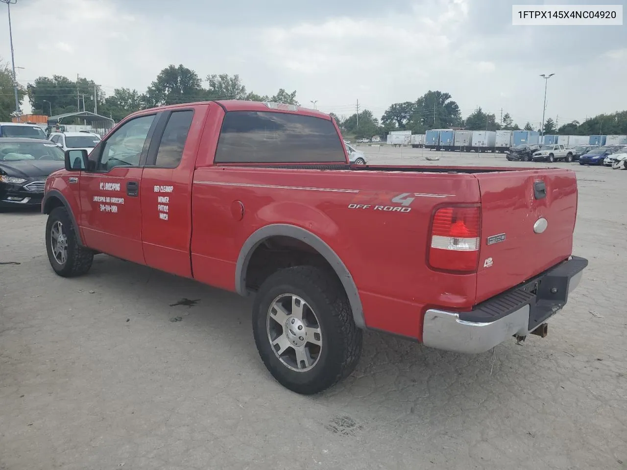 2004 Ford F150 VIN: 1FTPX145X4NC04920 Lot: 69534944