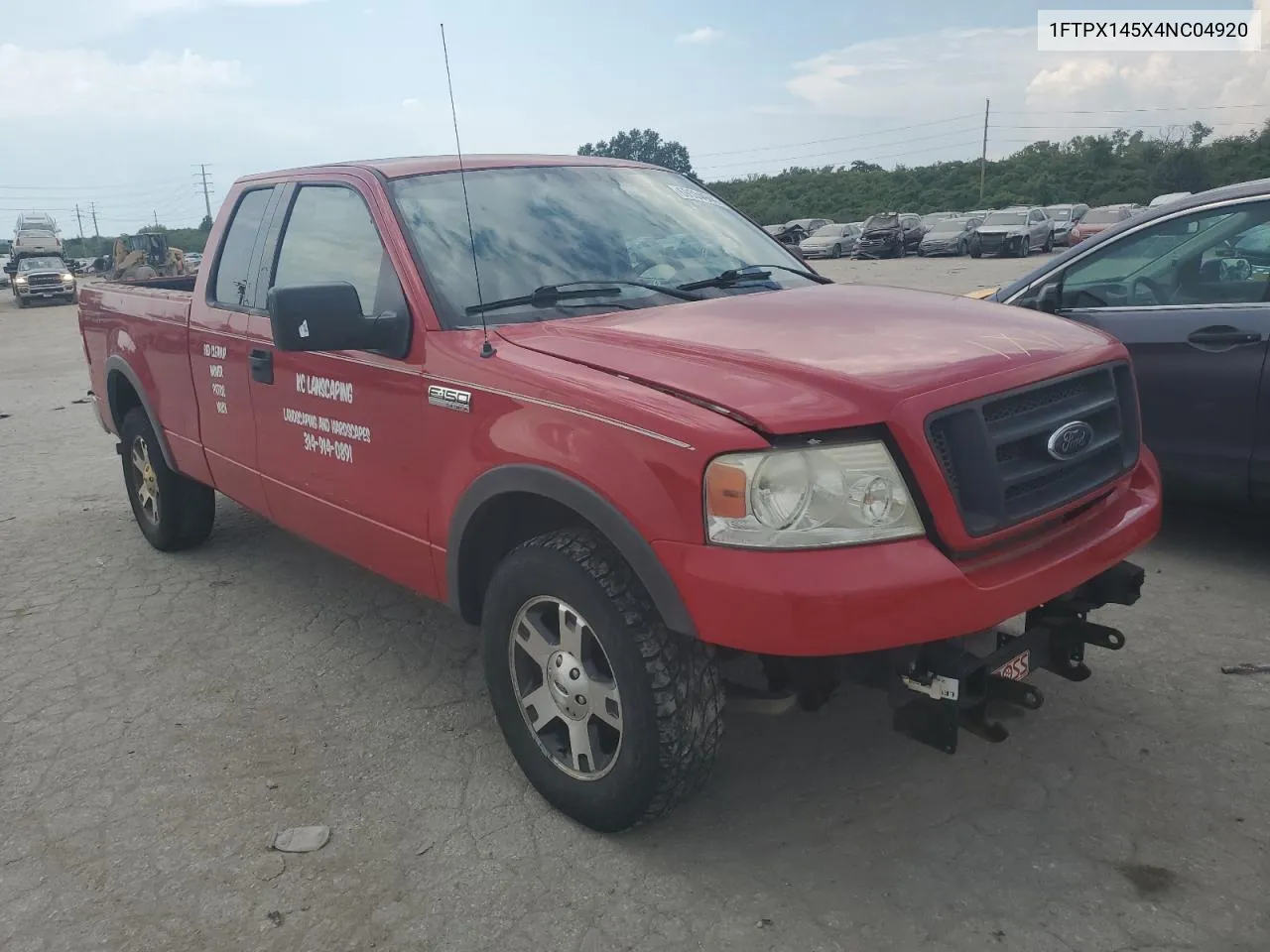 2004 Ford F150 VIN: 1FTPX145X4NC04920 Lot: 69534944