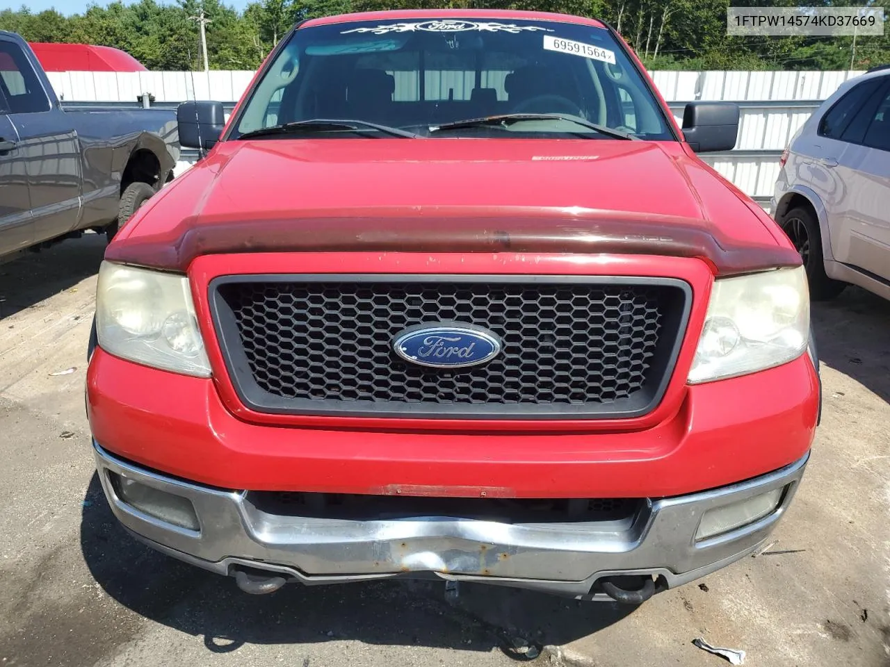 1FTPW14574KD37669 2004 Ford F150 Supercrew