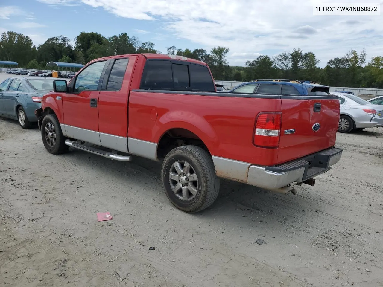 2004 Ford F150 VIN: 1FTRX14WX4NB60872 Lot: 70313354