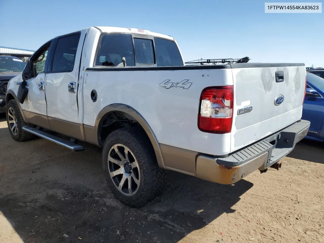 2004 Ford F150 Supercrew VIN: 1FTPW14554KA83623 Lot: 70581834