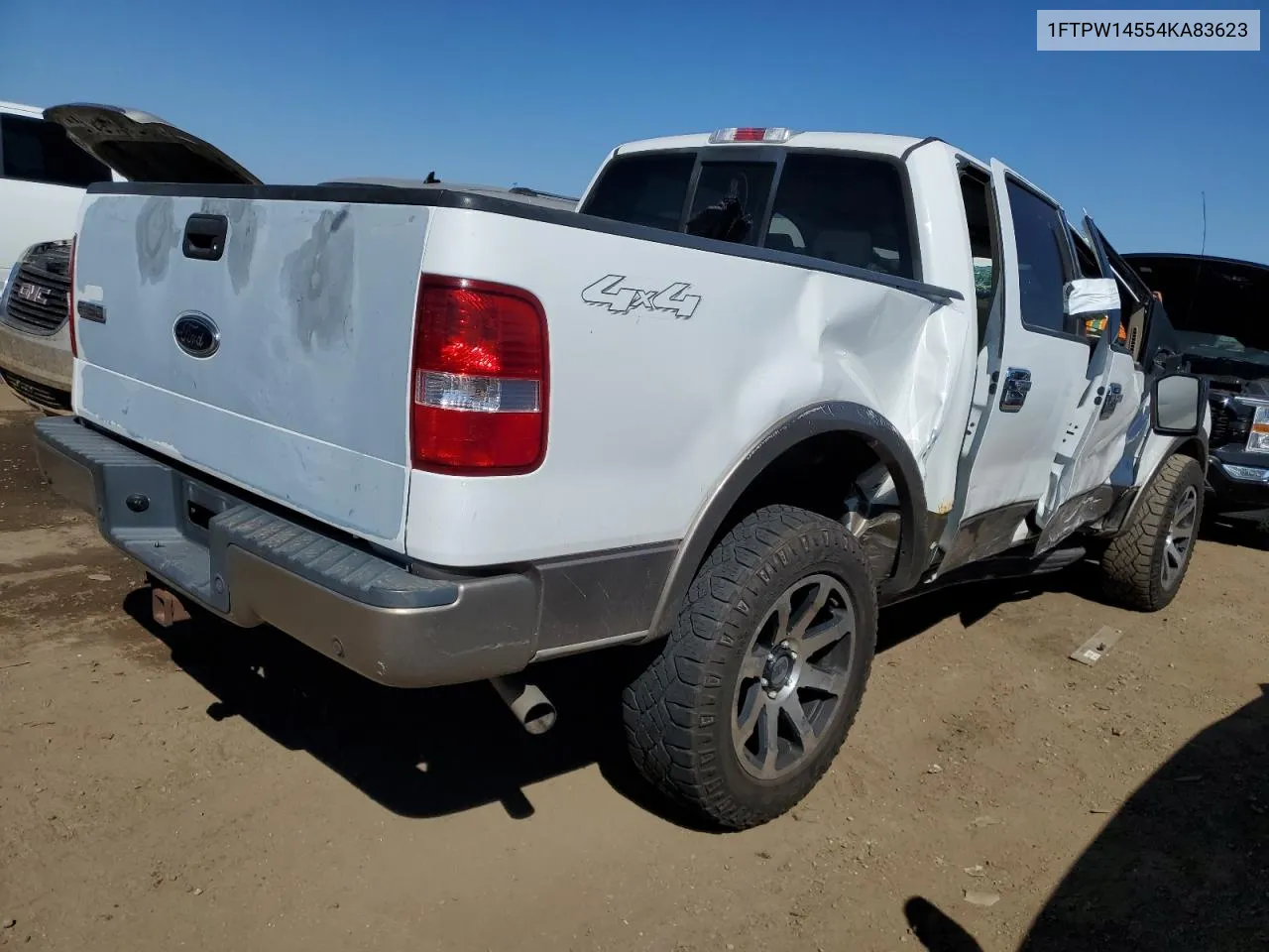 2004 Ford F150 Supercrew VIN: 1FTPW14554KA83623 Lot: 70581834