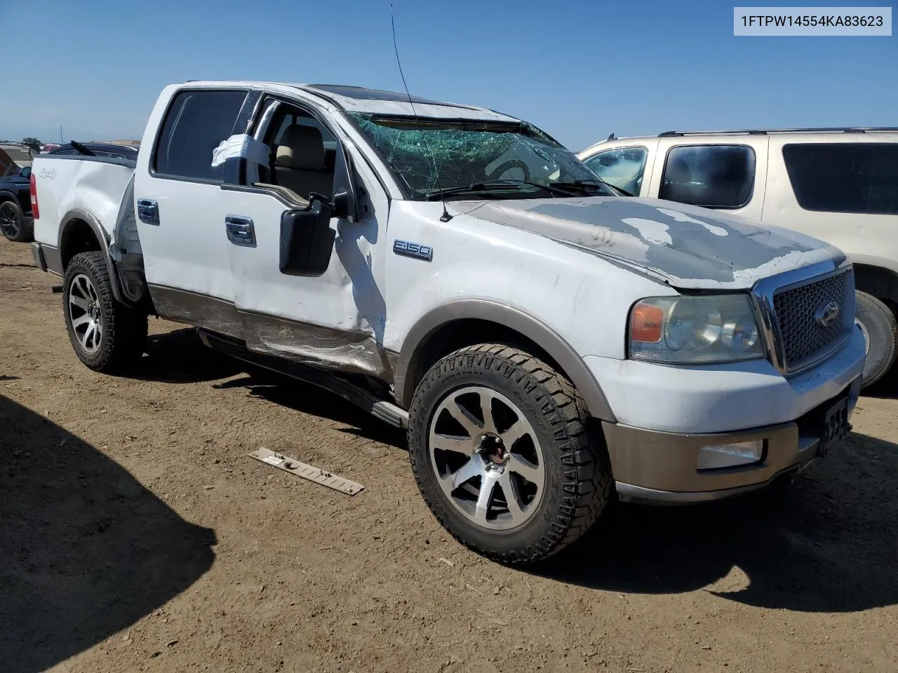 2004 Ford F150 Supercrew VIN: 1FTPW14554KA83623 Lot: 70581834