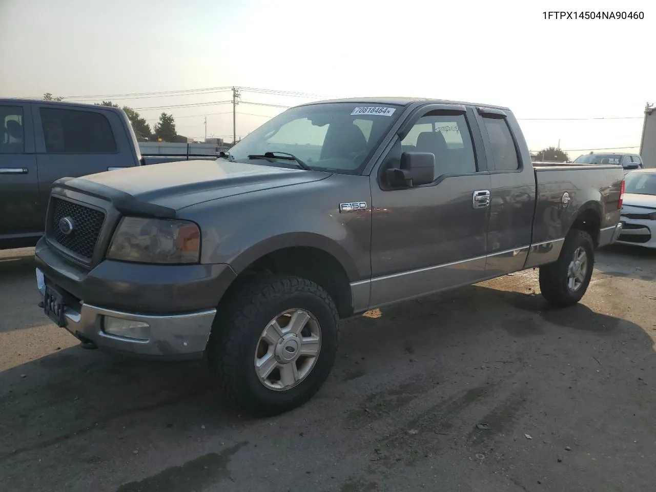 2004 Ford F150 VIN: 1FTPX14504NA90460 Lot: 70818464