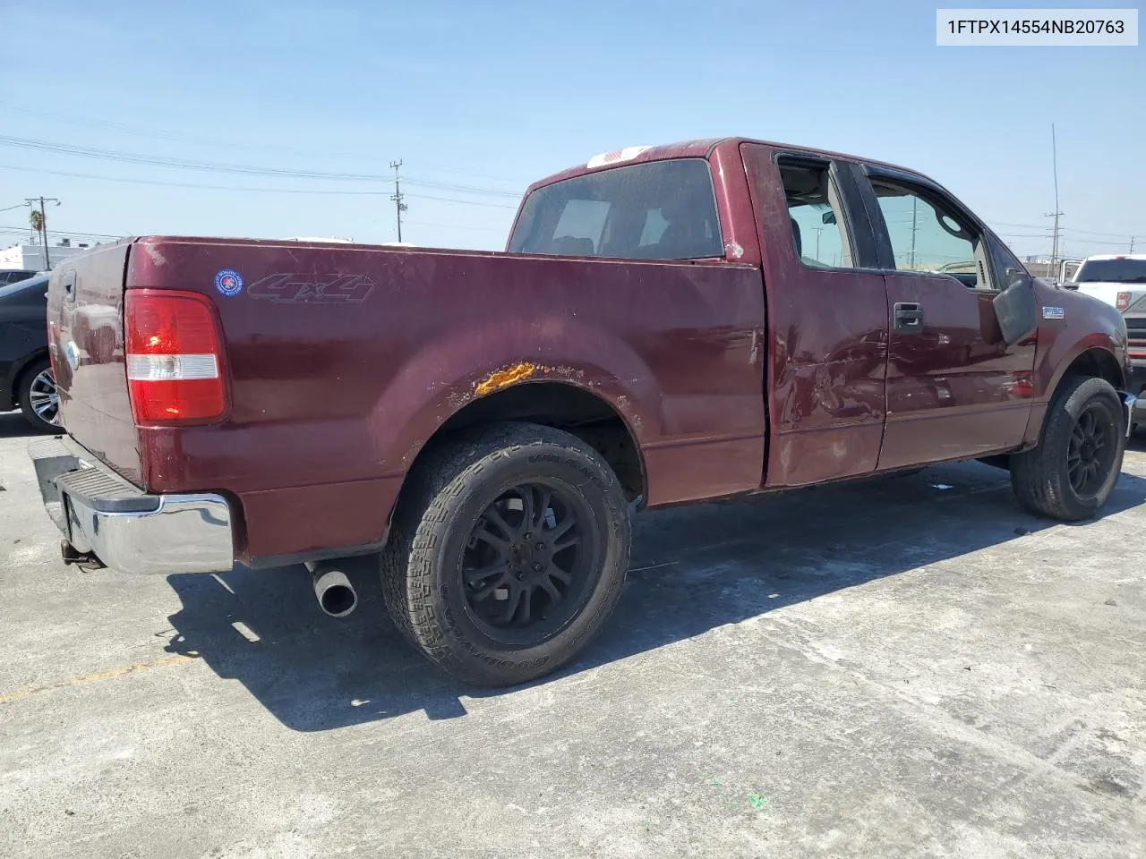 2004 Ford F150 VIN: 1FTPX14554NB20763 Lot: 71103344