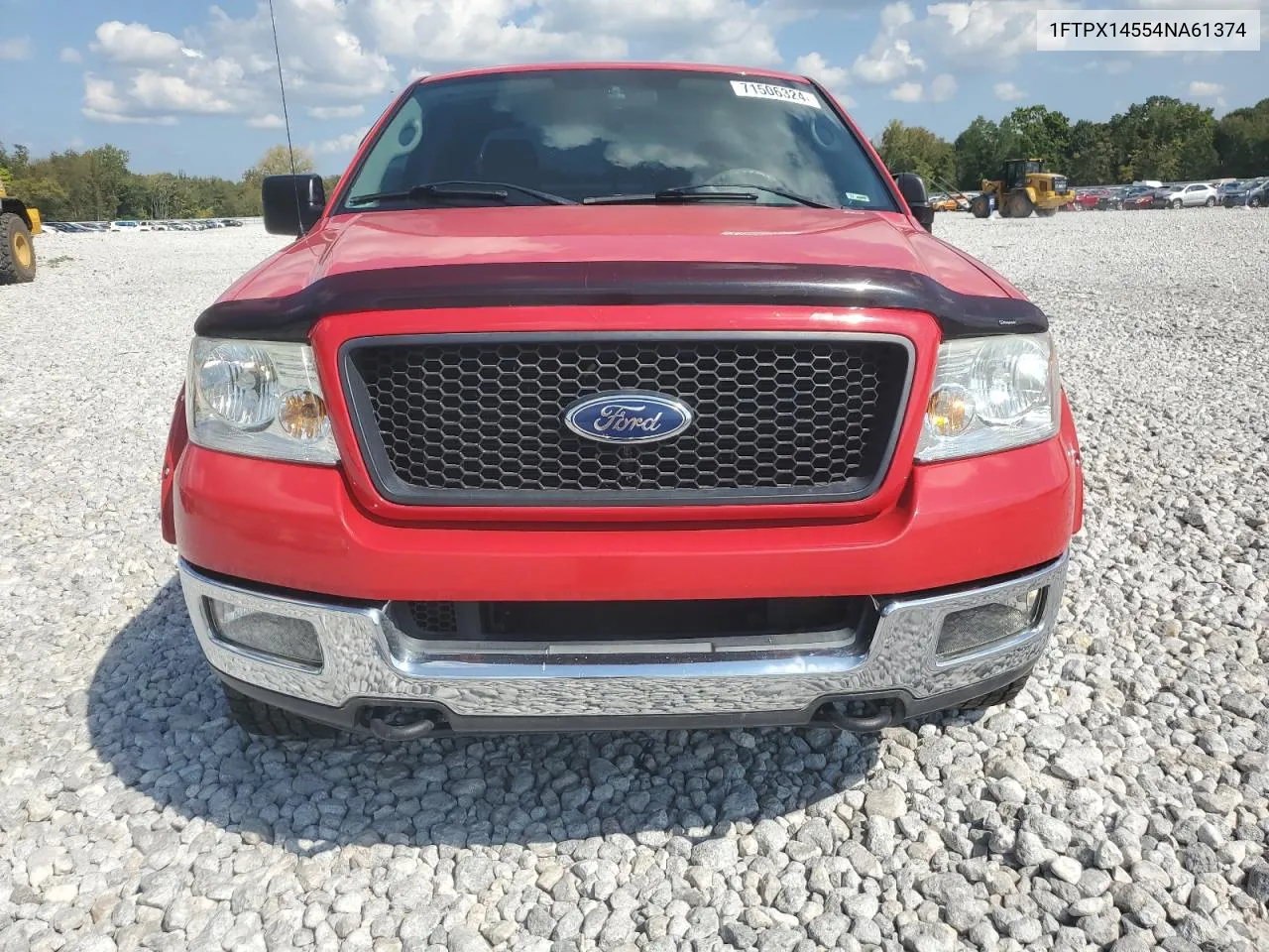 2004 Ford F150 VIN: 1FTPX14554NA61374 Lot: 71506324