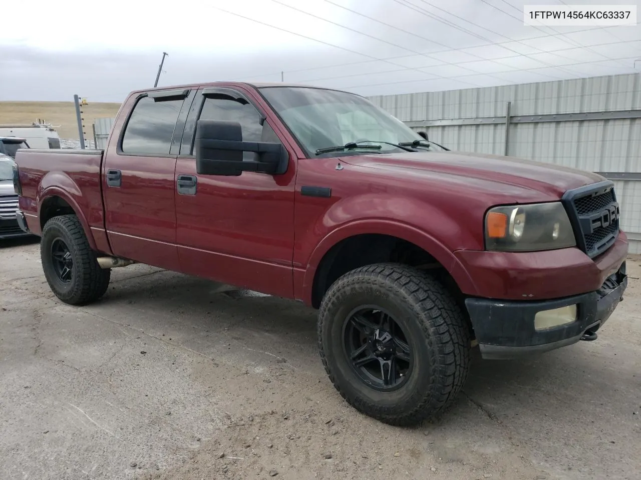 1FTPW14564KC63337 2004 Ford F150 Supercrew