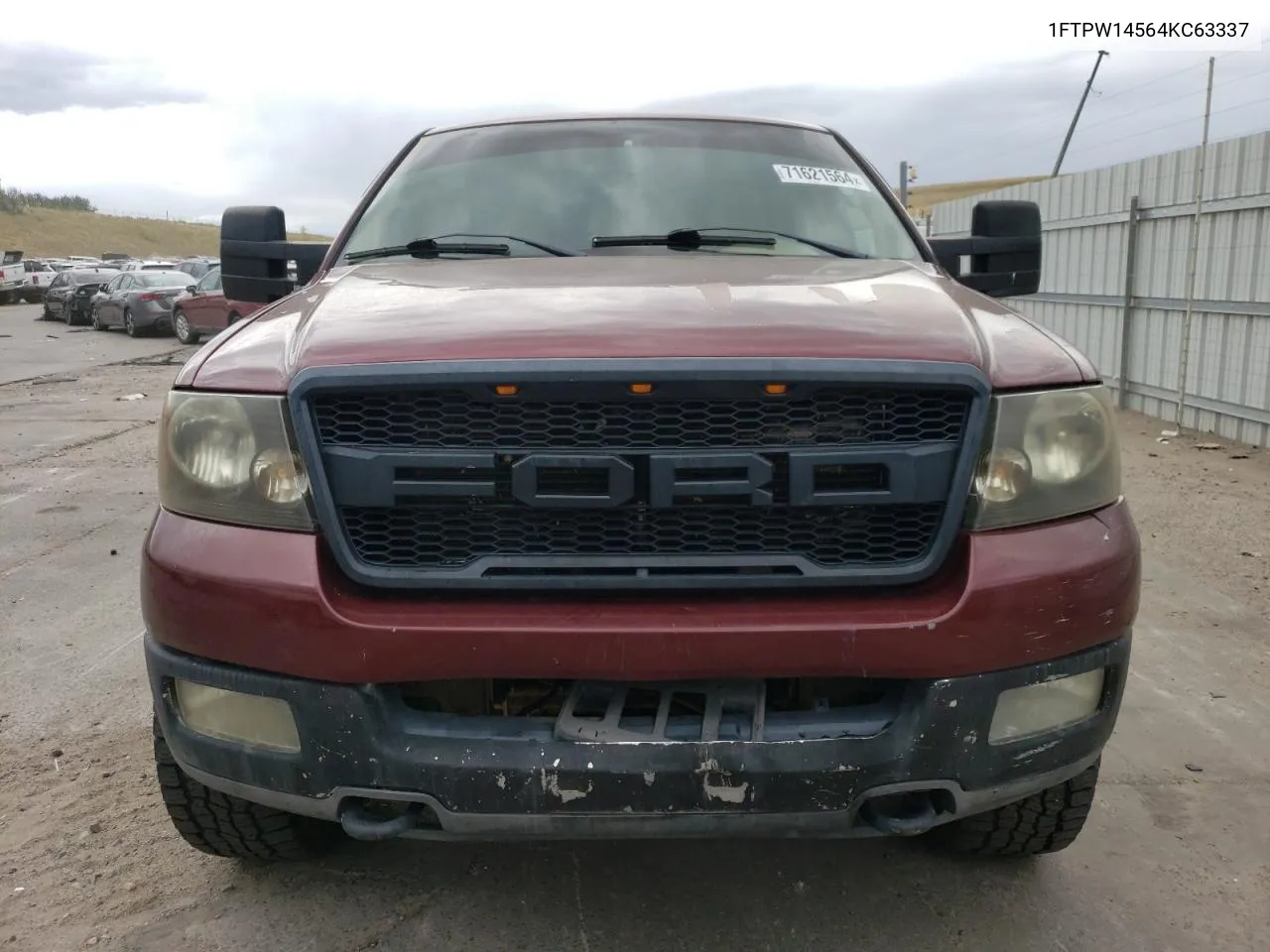 2004 Ford F150 Supercrew VIN: 1FTPW14564KC63337 Lot: 71621564