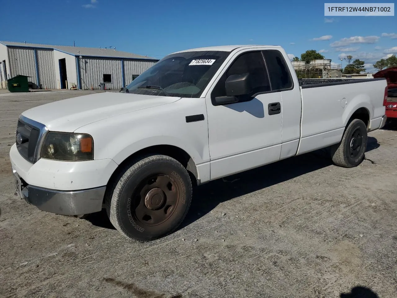 2004 Ford F150 VIN: 1FTRF12W44NB71002 Lot: 71825634