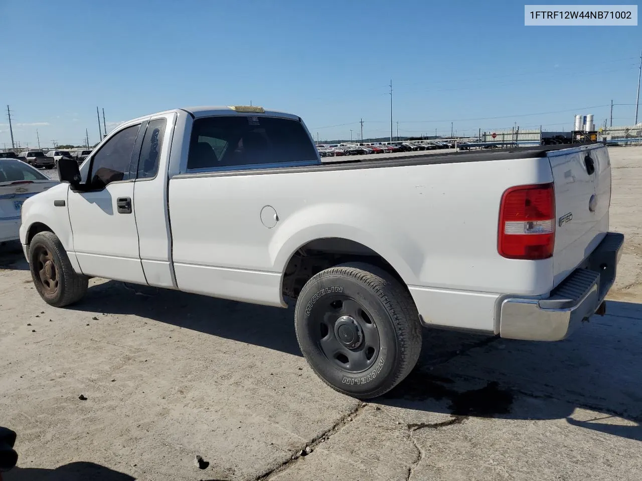 2004 Ford F150 VIN: 1FTRF12W44NB71002 Lot: 71825634