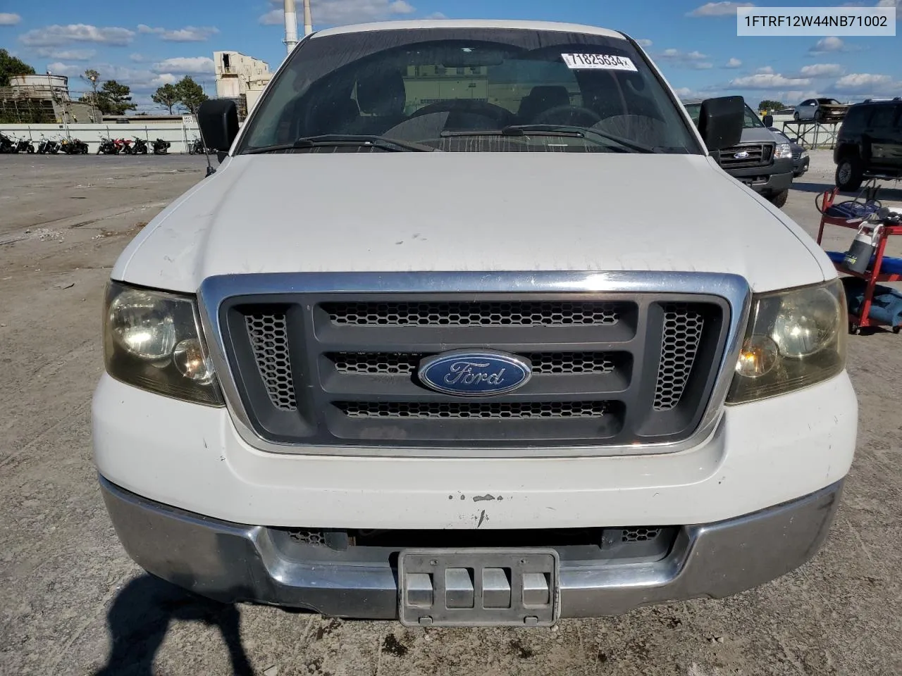 2004 Ford F150 VIN: 1FTRF12W44NB71002 Lot: 71825634