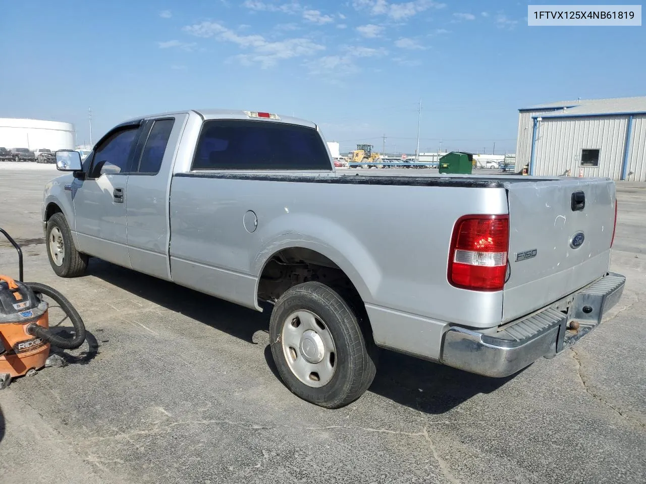 2004 Ford F150 VIN: 1FTVX125X4NB61819 Lot: 72235794