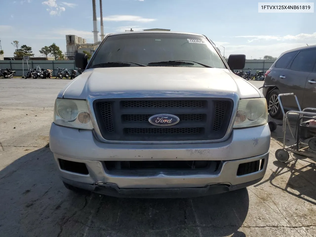 2004 Ford F150 VIN: 1FTVX125X4NB61819 Lot: 72235794