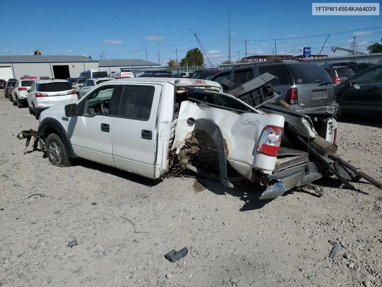 2004 Ford F150 Supercrew VIN: 1FTPW14504KA64039 Lot: 73818584