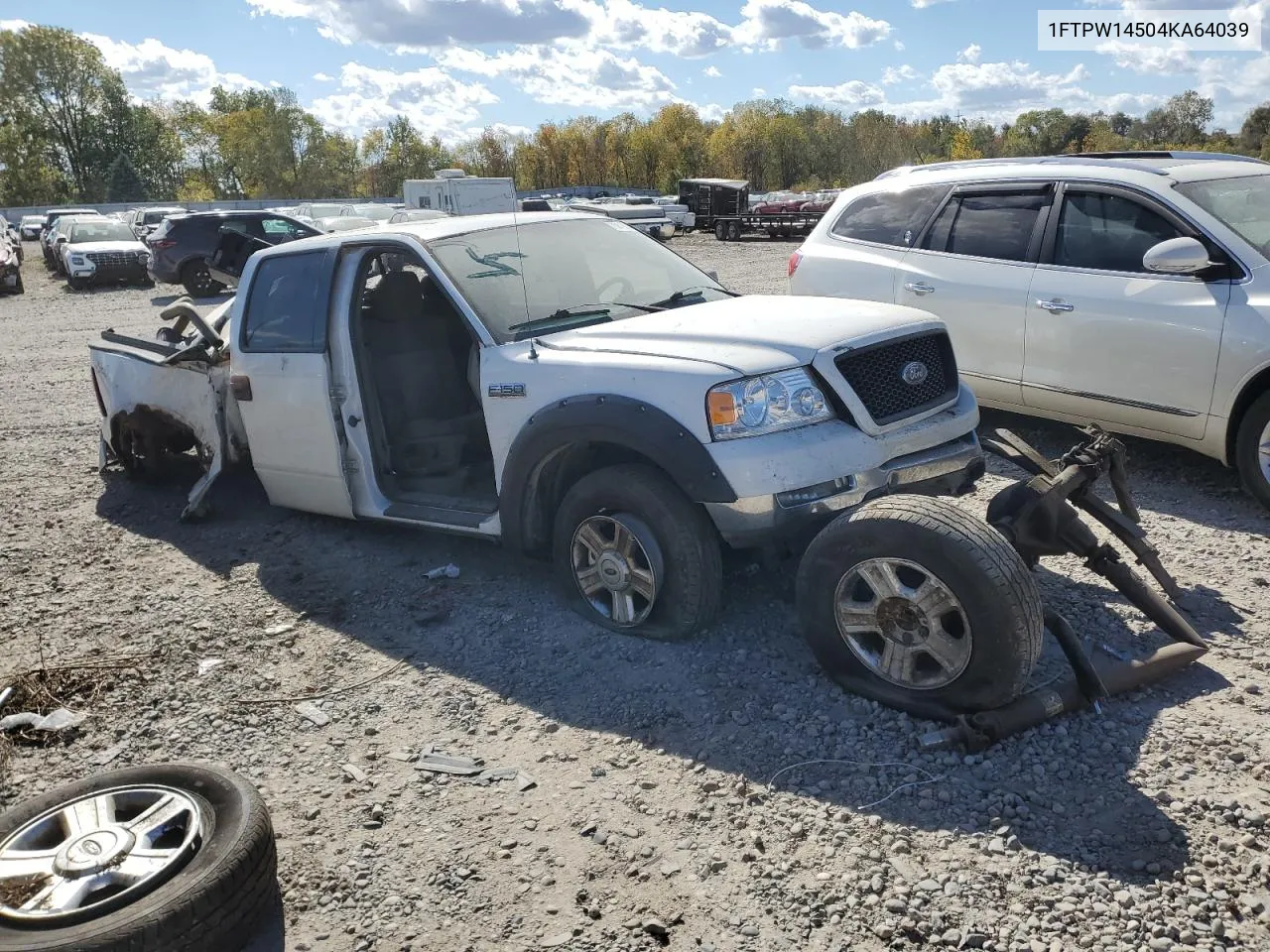 2004 Ford F150 Supercrew VIN: 1FTPW14504KA64039 Lot: 73818584