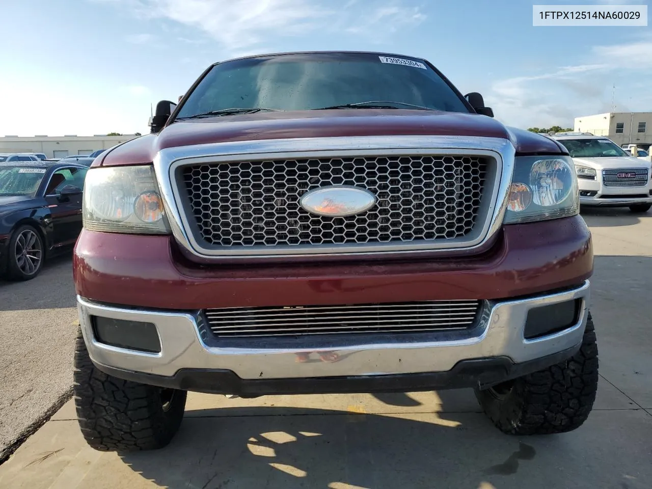 2004 Ford F150 VIN: 1FTPX12514NA60029 Lot: 73953304