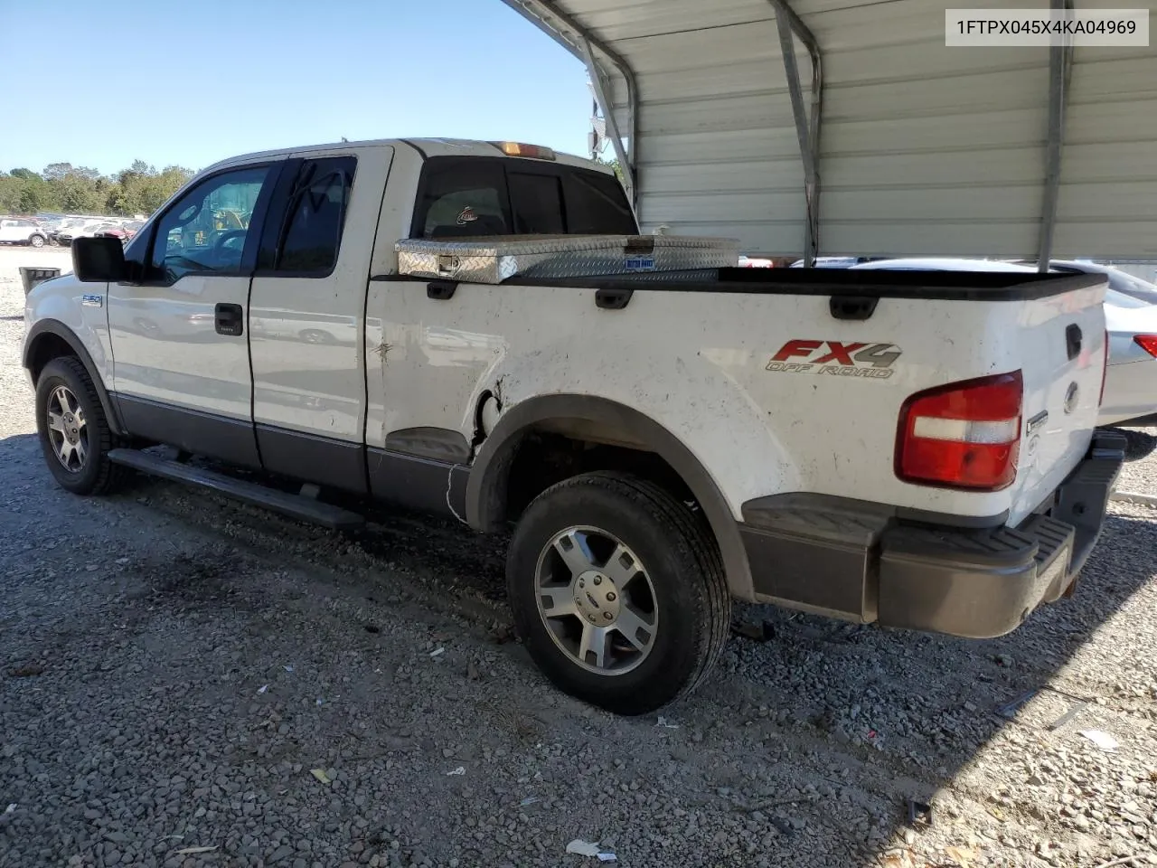 2004 Ford F150 VIN: 1FTPX045X4KA04969 Lot: 75138394