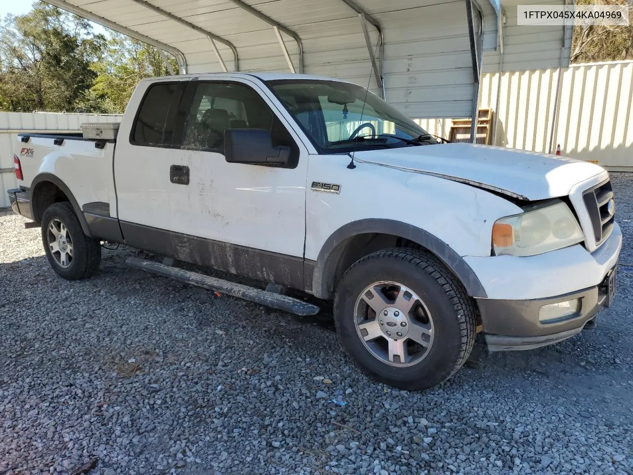 2004 Ford F150 VIN: 1FTPX045X4KA04969 Lot: 75138394