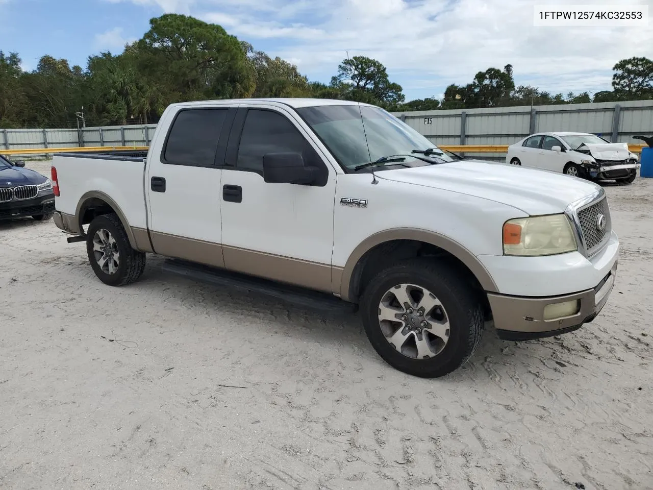 2004 Ford F150 Supercrew VIN: 1FTPW12574KC32553 Lot: 79029634