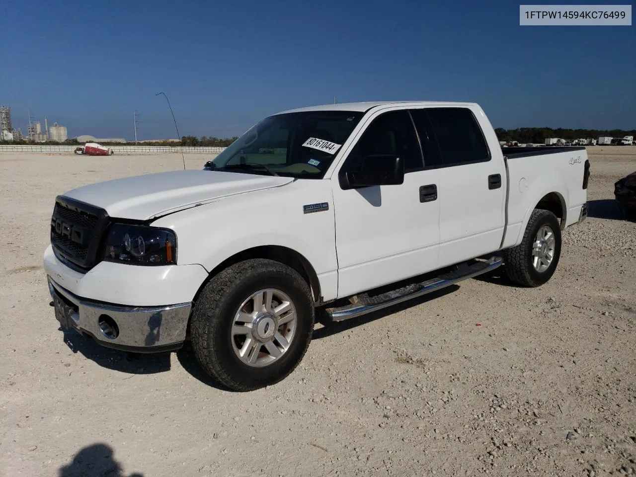 2004 Ford F150 Supercrew VIN: 1FTPW14594KC76499 Lot: 80161044