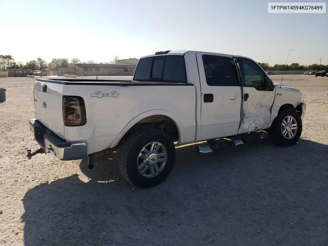 2004 Ford F150 Supercrew VIN: 1FTPW14594KC76499 Lot: 80161044