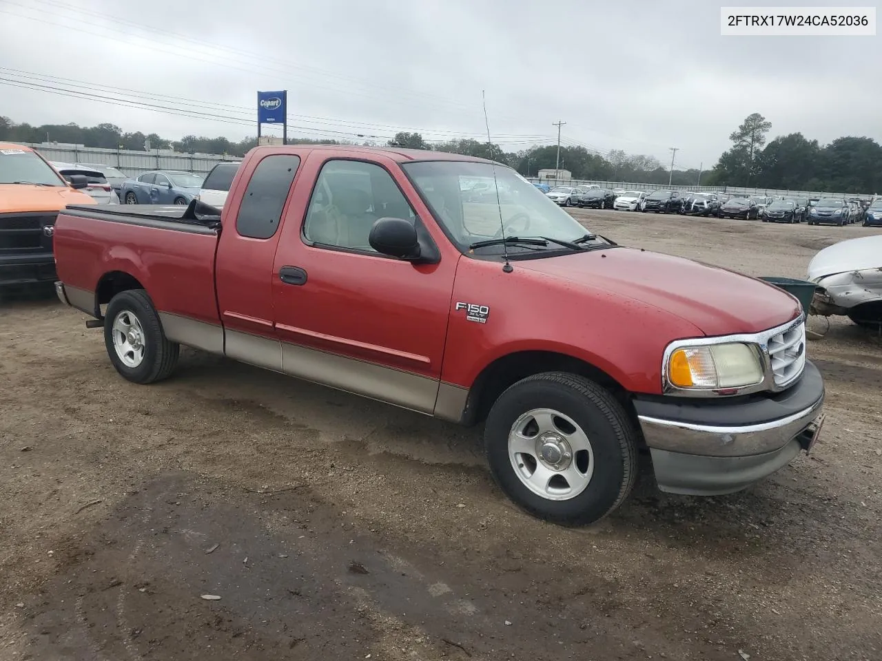 2004 Ford F-150 Heritage Classic VIN: 2FTRX17W24CA52036 Lot: 80766734