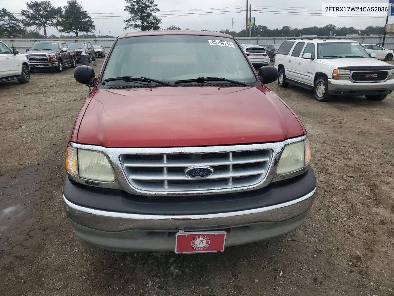 2004 Ford F-150 Heritage Classic VIN: 2FTRX17W24CA52036 Lot: 80766734