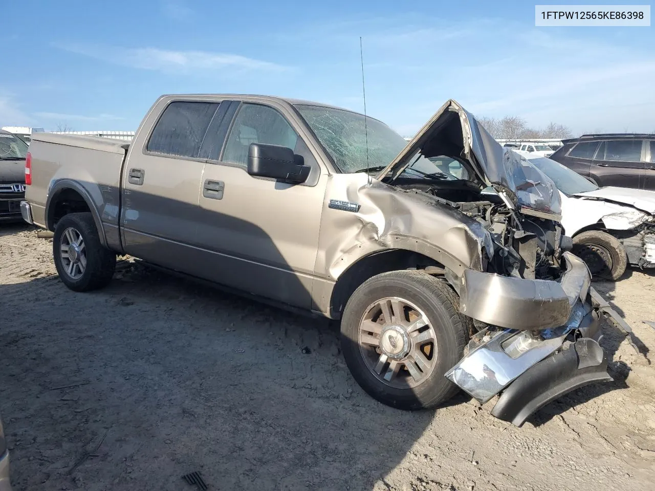 2005 Ford F150 Supercrew VIN: 1FTPW12565KE86398 Lot: 40349184