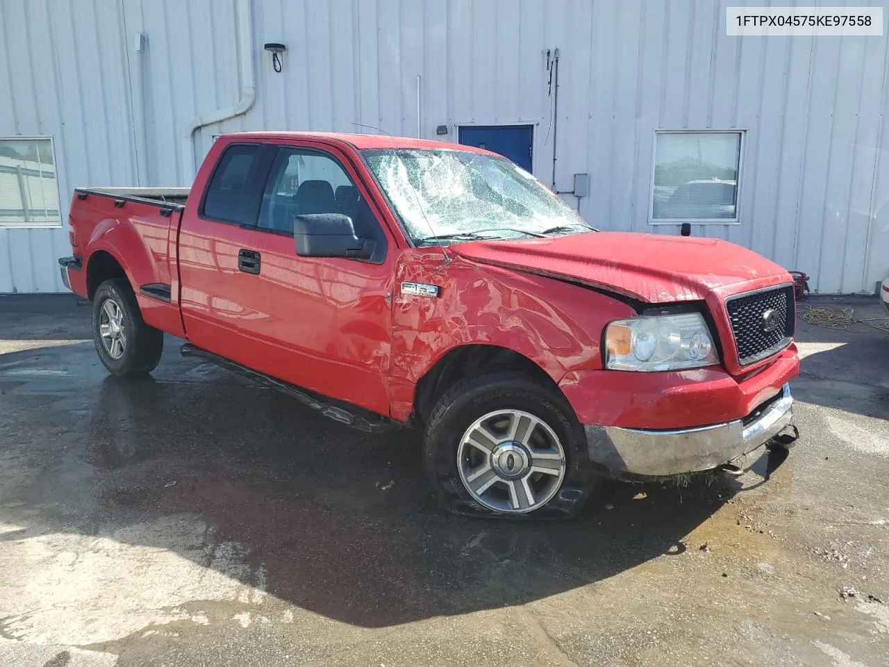 2005 Ford F150 VIN: 1FTPX04575KE97558 Lot: 48700334