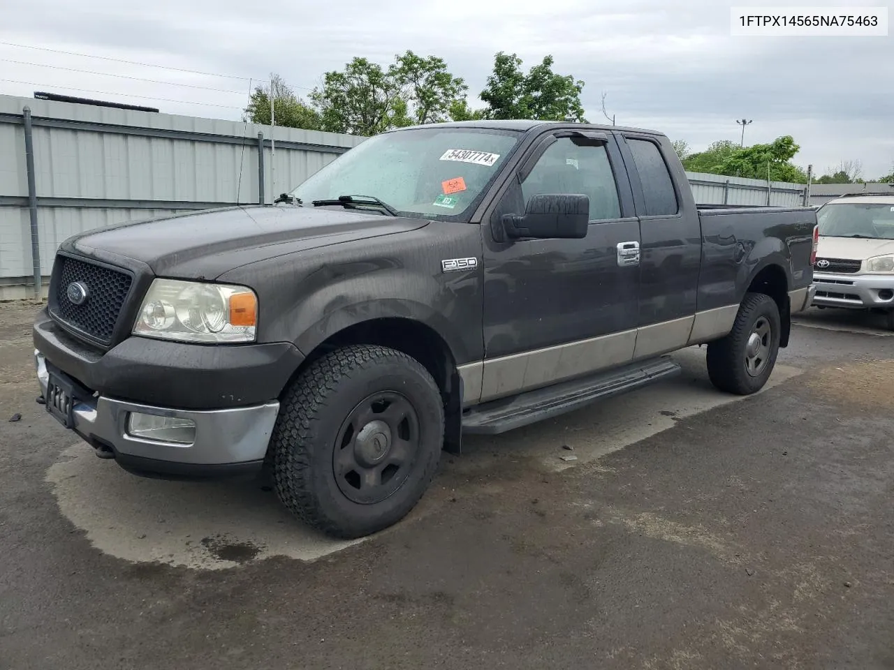 2005 Ford F150 VIN: 1FTPX14565NA75463 Lot: 54307774