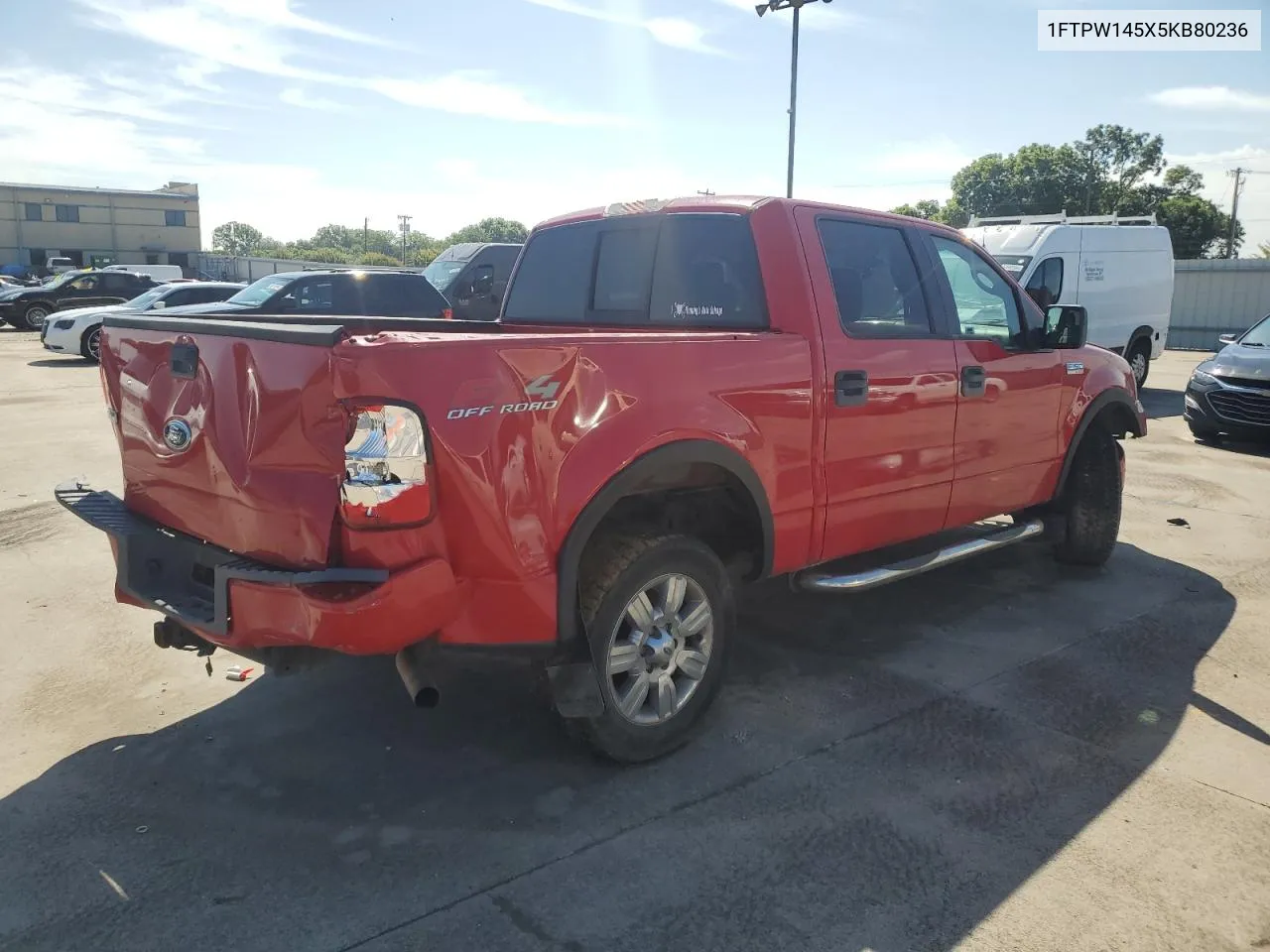 2005 Ford F150 Supercrew VIN: 1FTPW145X5KB80236 Lot: 54734584