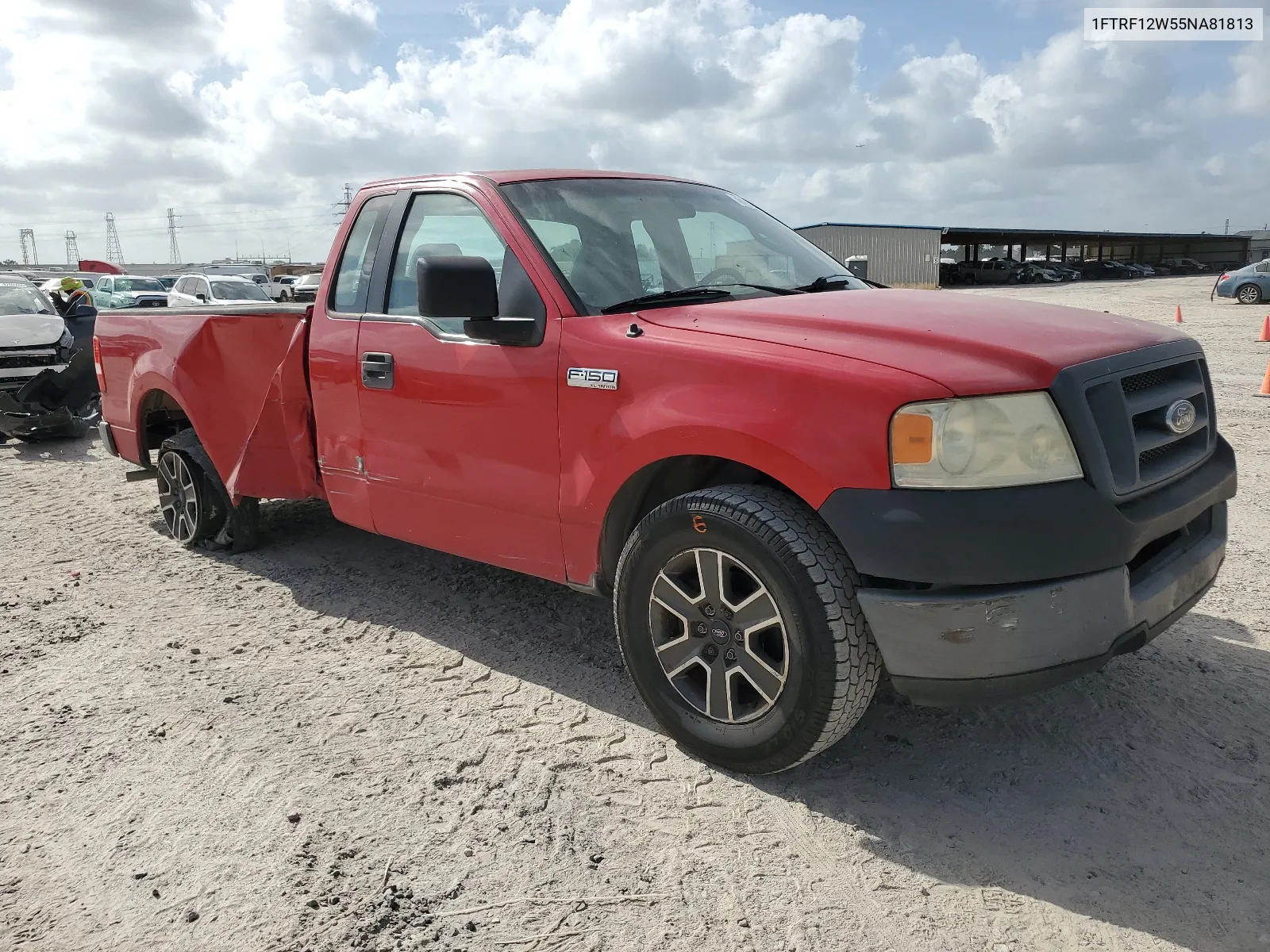 2005 Ford F150 VIN: 1FTRF12W55NA81813 Lot: 61946084