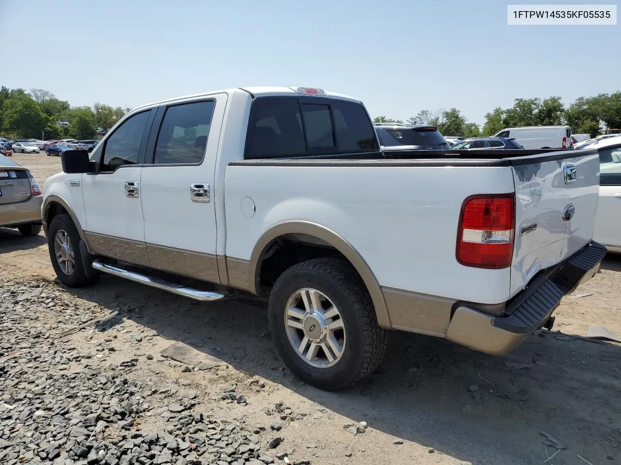 2005 Ford F150 Supercrew VIN: 1FTPW14535KF05535 Lot: 62267584