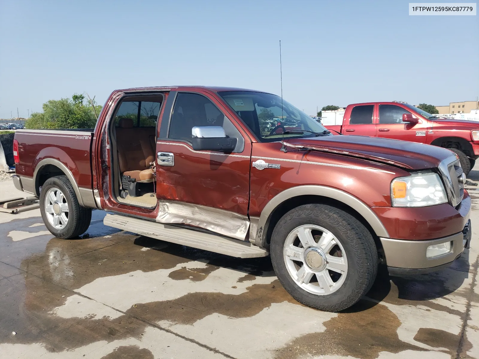 2005 Ford F150 Supercrew VIN: 1FTPW12595KC87779 Lot: 62838454