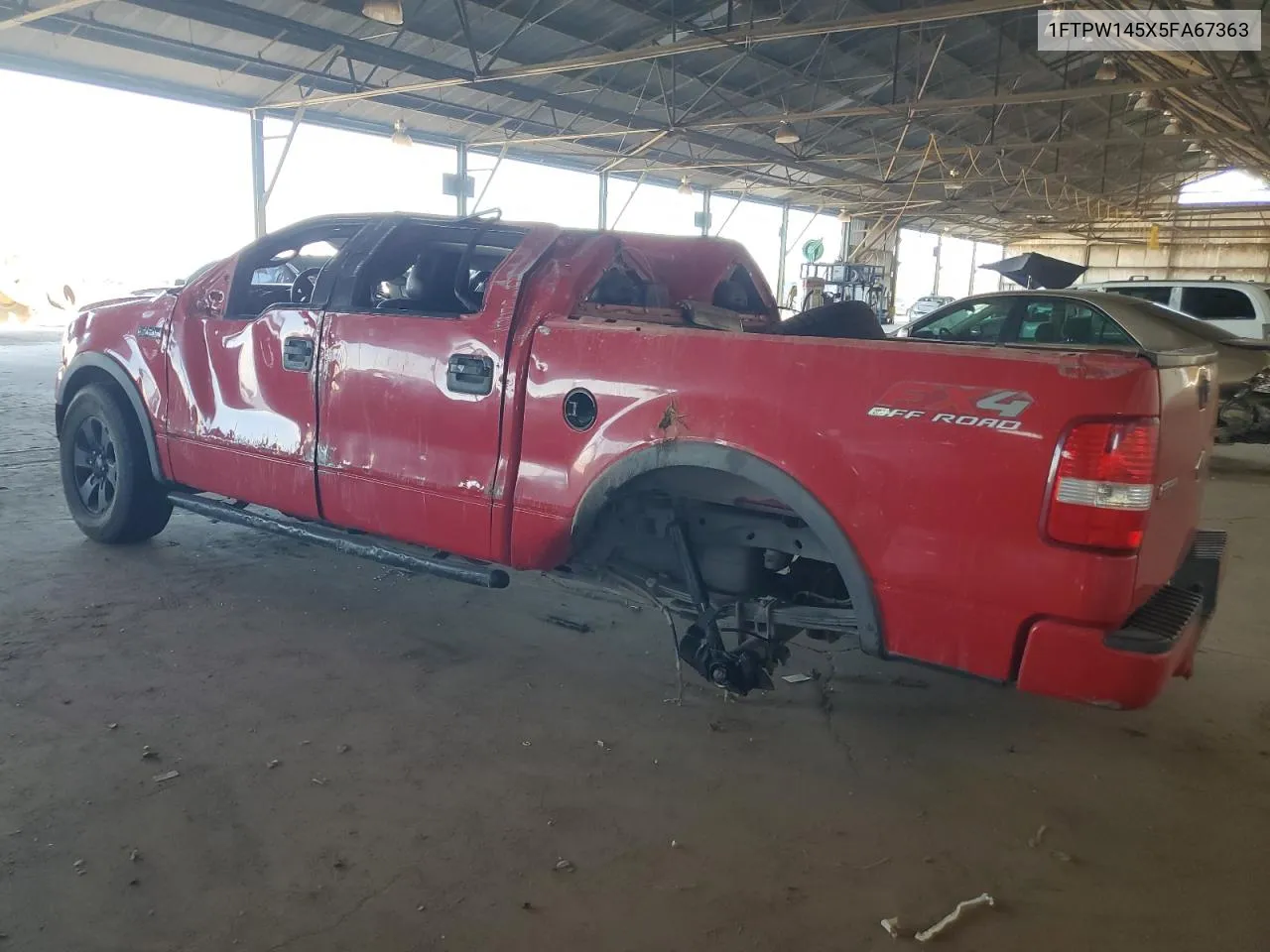 1FTPW145X5FA67363 2005 Ford F150 Supercrew