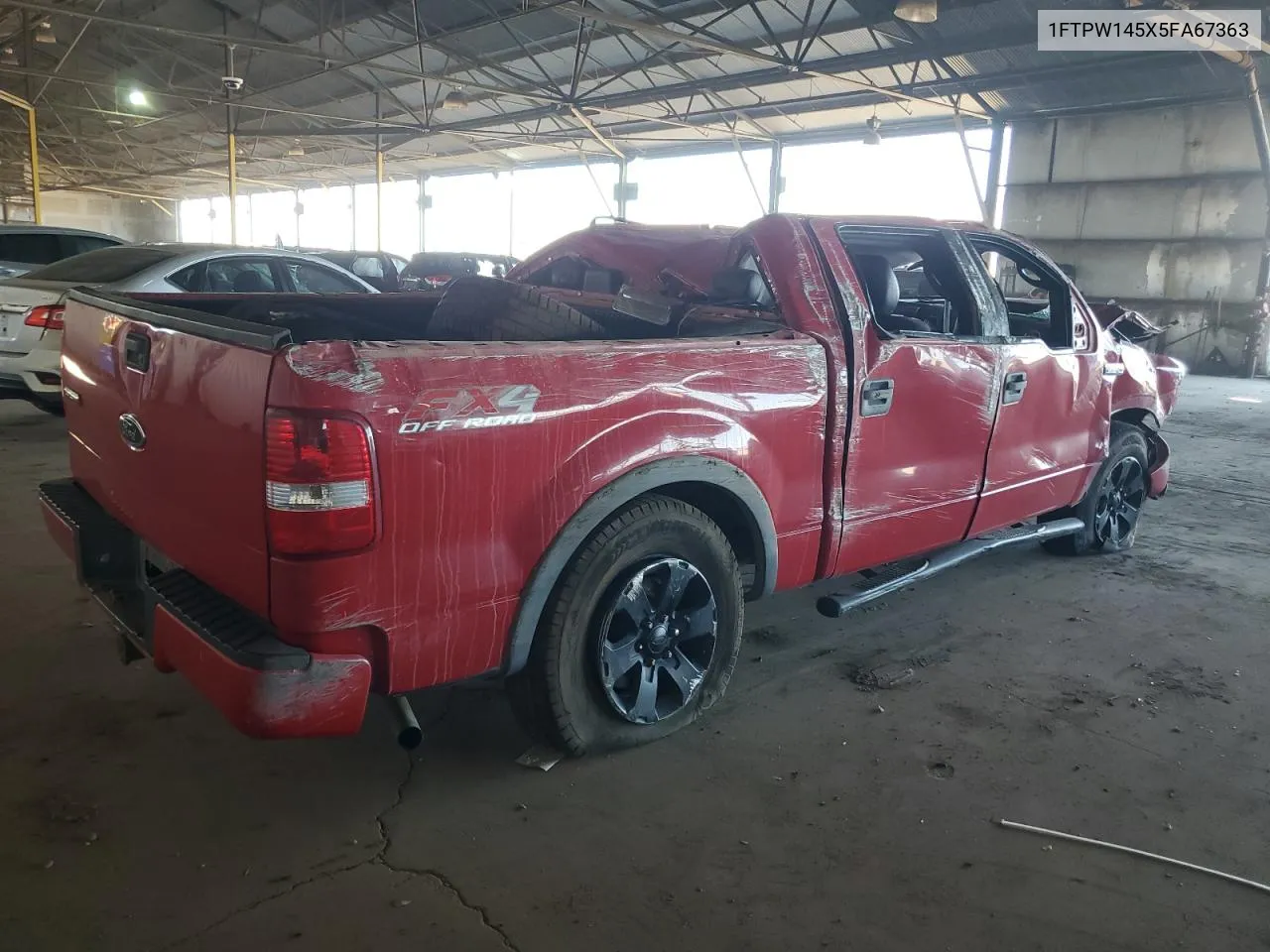 1FTPW145X5FA67363 2005 Ford F150 Supercrew