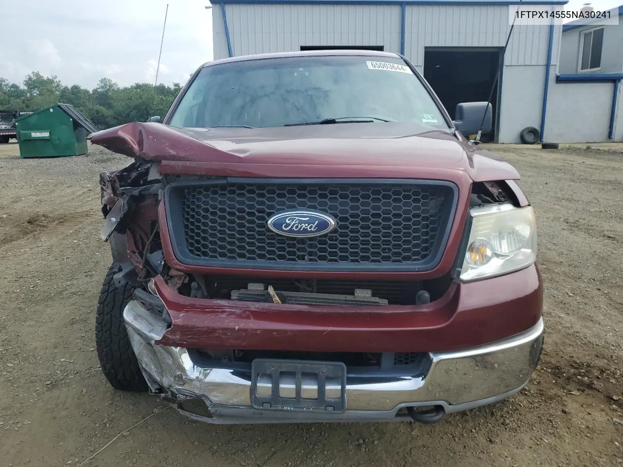 2005 Ford F150 VIN: 1FTPX14555NA30241 Lot: 65003644