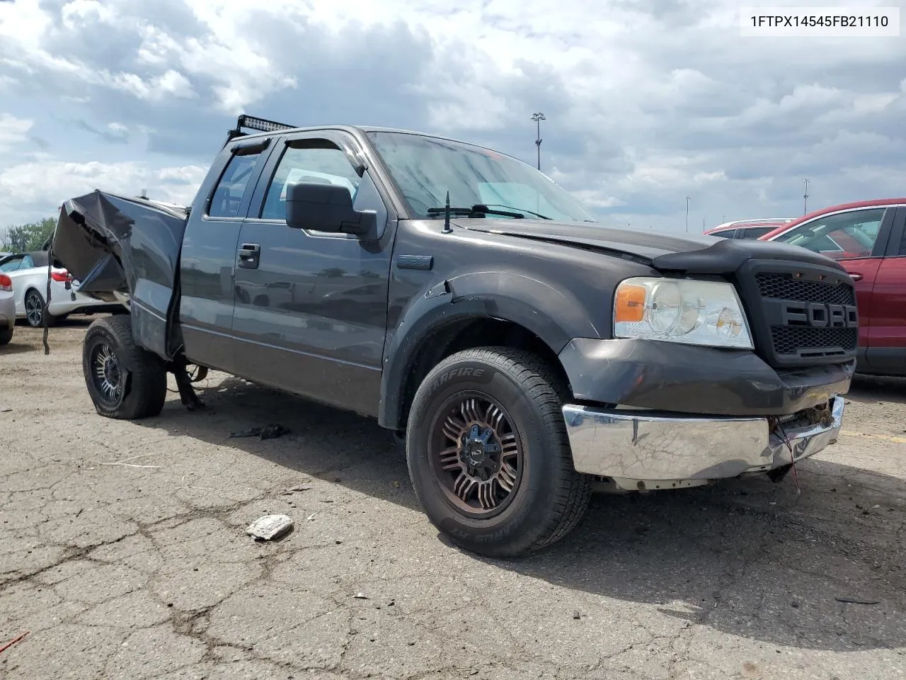 2005 Ford F150 VIN: 1FTPX14545FB21110 Lot: 65186984