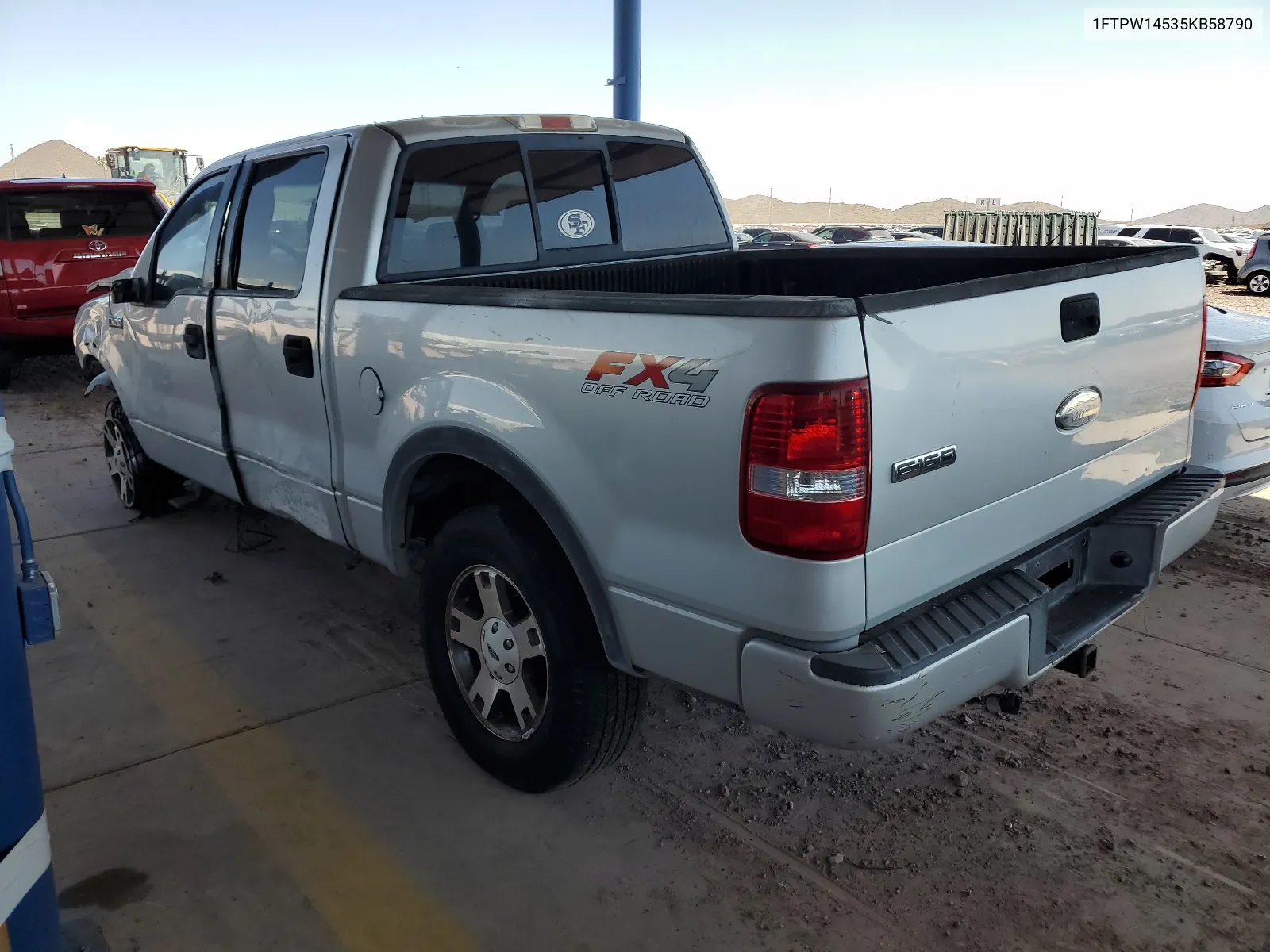 1FTPW14535KB58790 2005 Ford F150 Supercrew