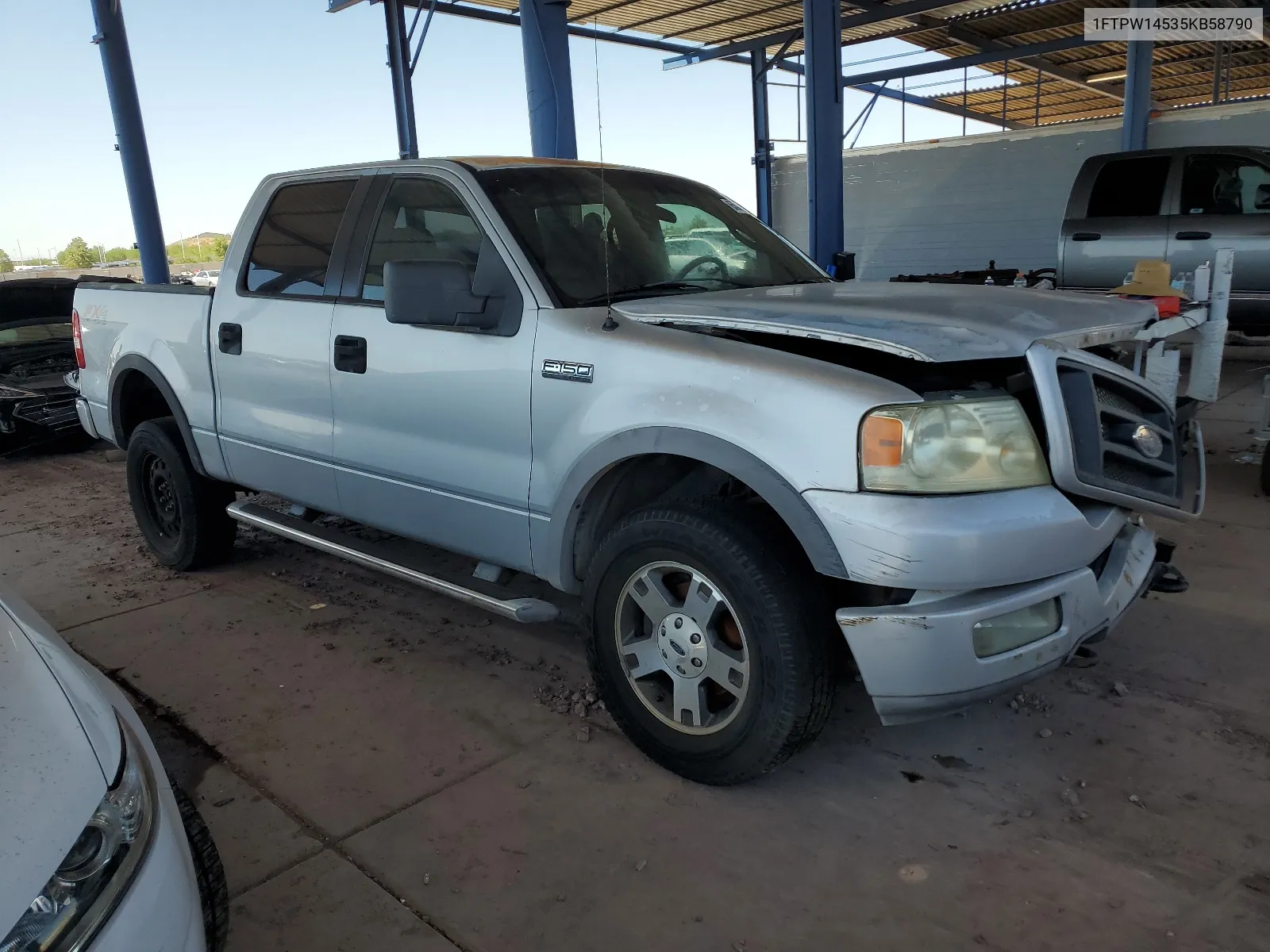 2005 Ford F150 Supercrew VIN: 1FTPW14535KB58790 Lot: 65845344